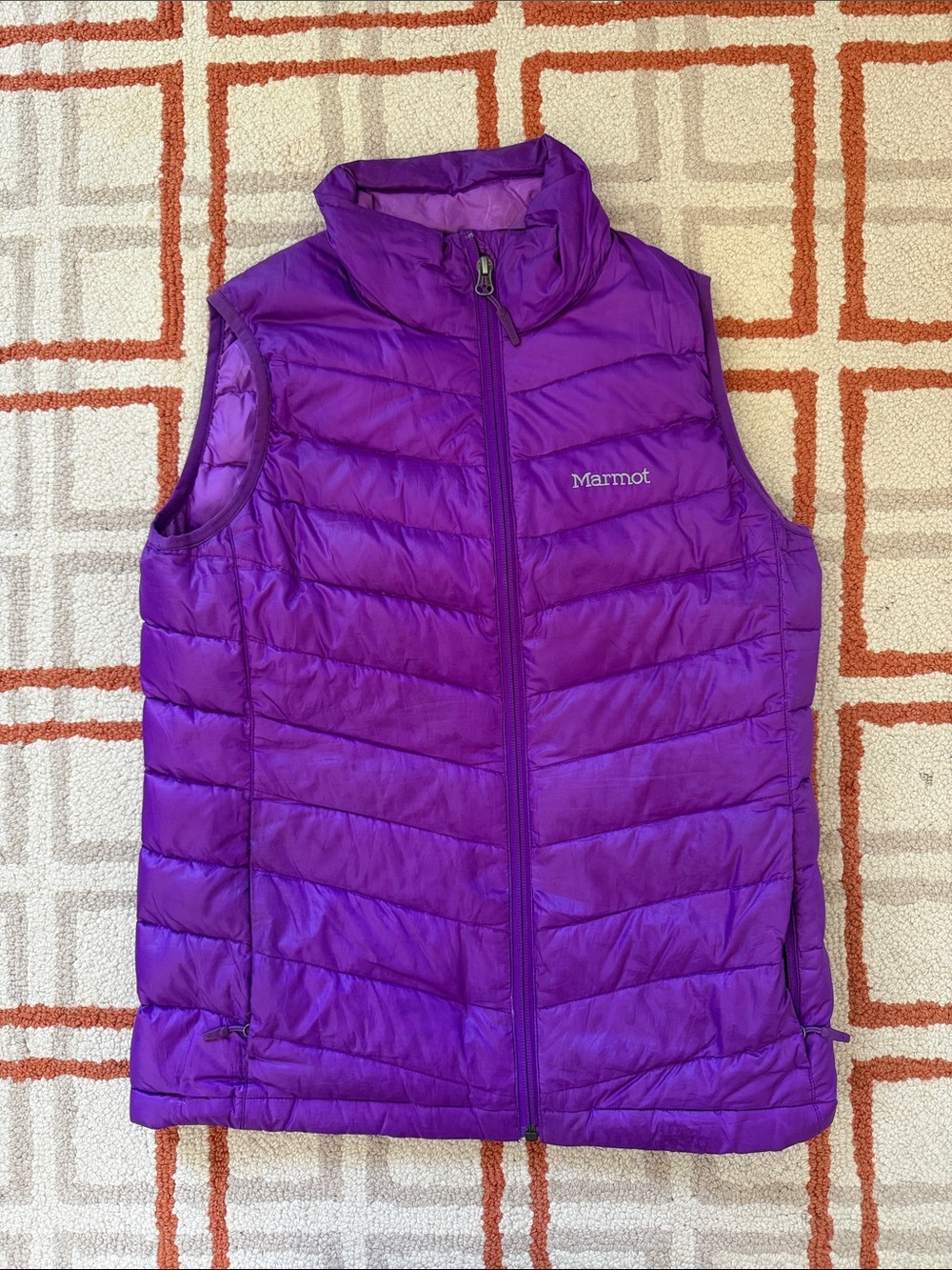Marmot Purple Packable Quilted Down Vest